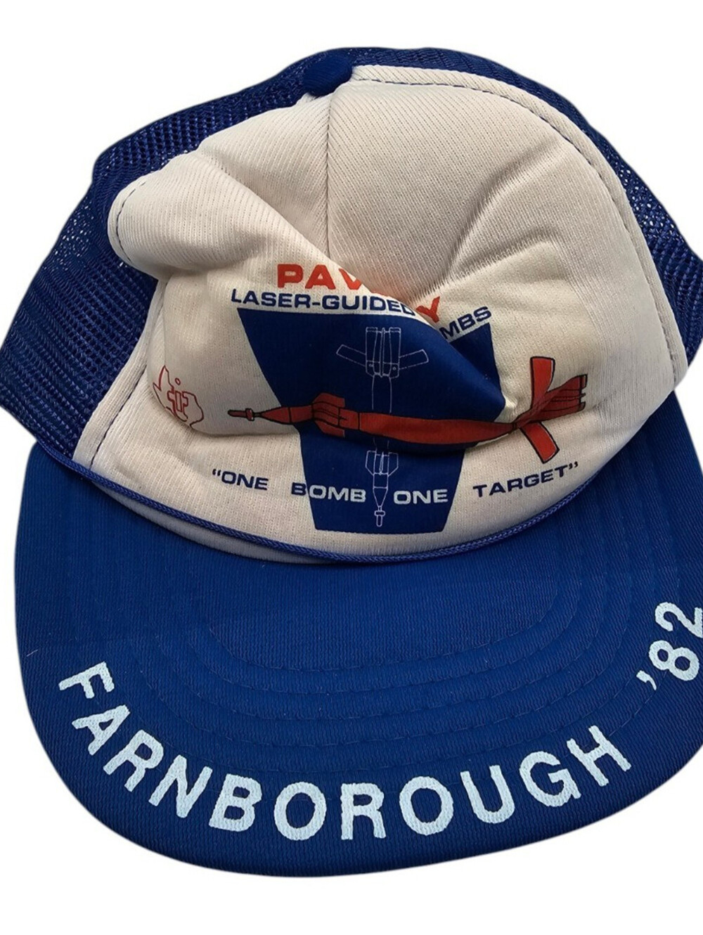 Vintage Paveway Iii Low Level Laser Bomb Hat Trucker 1982
